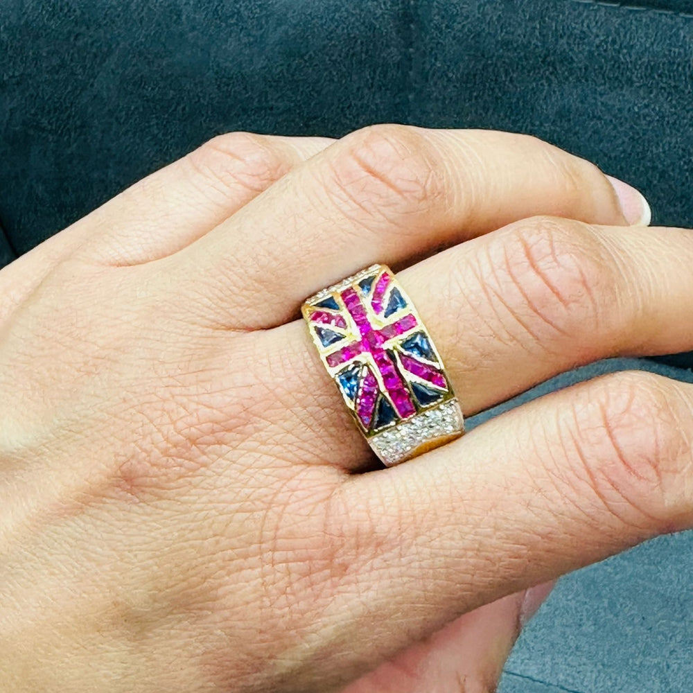 luxury gemstone ring