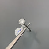 prong set diamond ring