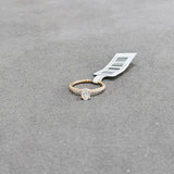 oval diamond solitaire