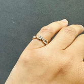 twisted diamond band