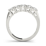 0.50-1.00ct Lab-Grown Round Diamond 5-Stone Prong Diamond Ring, DE Color VVS Clarity