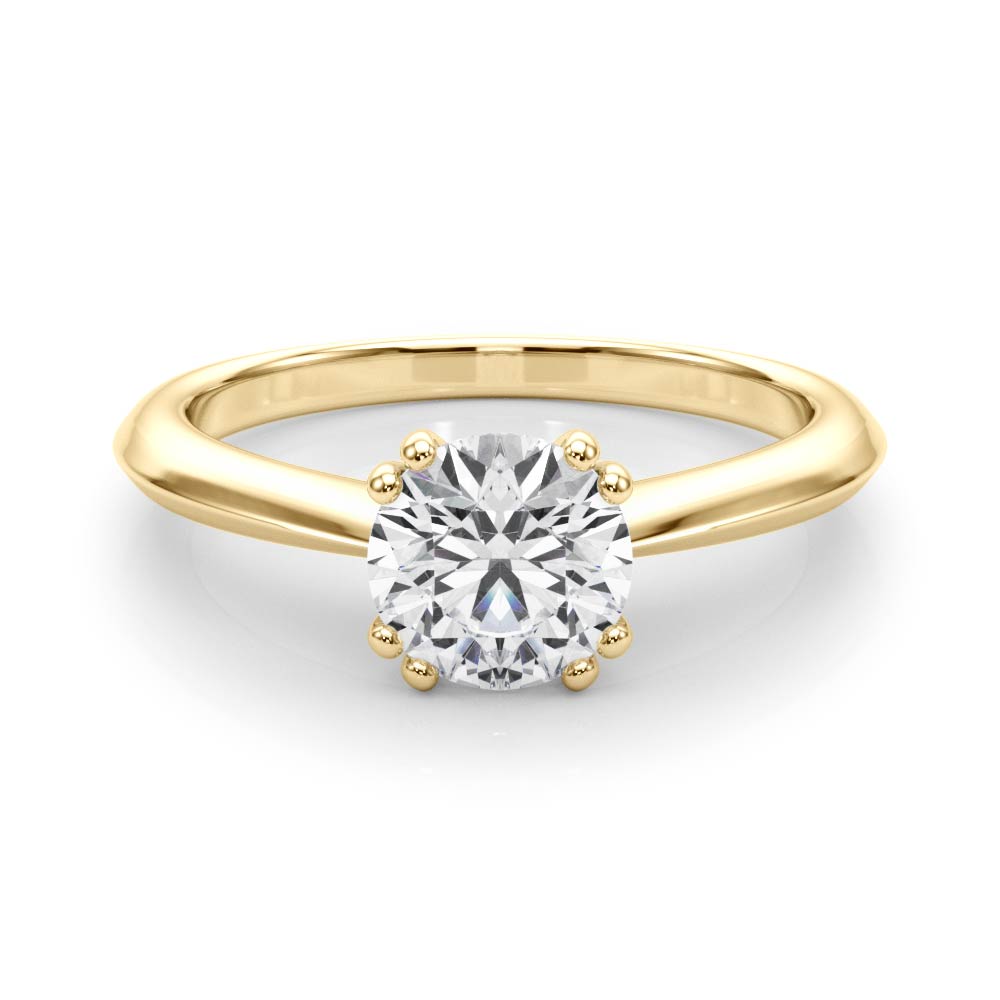 Round Cut Diamond Solitarie Engagement Ring