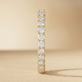 1.00ct Lab Grown Diamond Full Eternity Claw Set Ring in 9K Gold