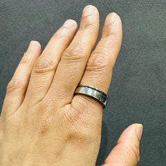 half line diamond ring