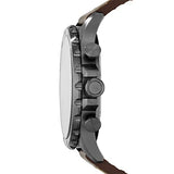 Fossil Nate Men’s Chronograph Watch – Smoke Stainless Steel Case