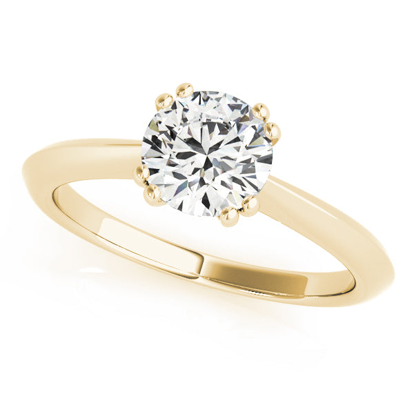 Round Cut Diamond Solitarie Engagement Ring