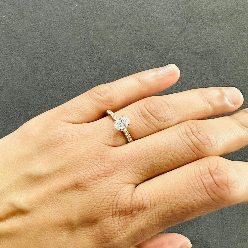 lab grown diamond ring