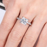5 carat lab grown diamond ring