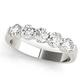0.75-1.00ct Lab-Grown Round Diamond 5-Stone Prong Diamond Ring, DE Color VVS Clarity