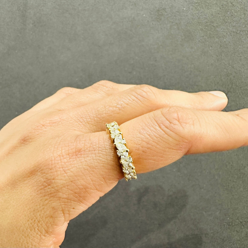 half eternity wedding band