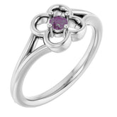 Round Alexandrite Youth Ring in Gold