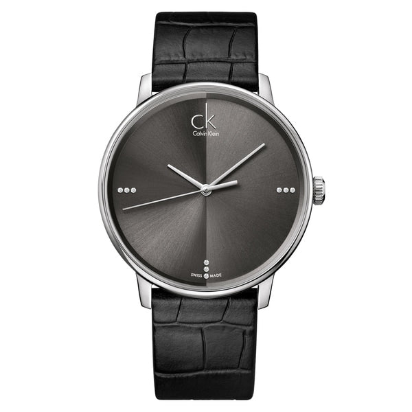 CK Calvin Klein K2y2x1cu Men's Accent Watch Black One Size