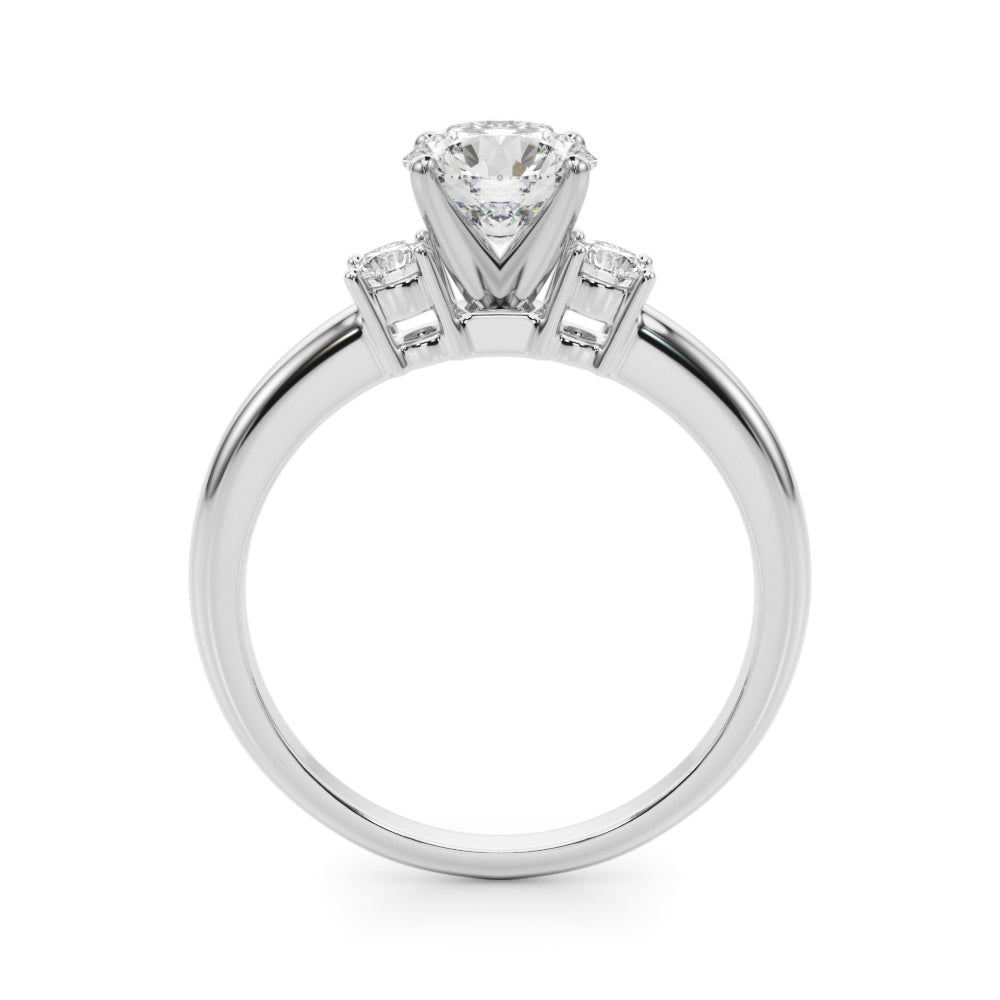 Lab-Grown 0.50-2.00ct Diamond Three Stone Engagement Ring