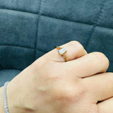 twisted gold diamond ring lab grown diamond solitaire