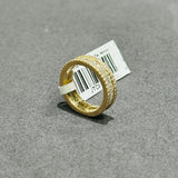 9k yellow gold band