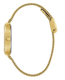 Guess Women's Analog Gold-Tone Stainless Steel Mesh Watch