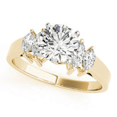 Pristine Fancy Shape Remounts Marquise Diamond Engagement Ring — 9K/18K Gold & Platinum