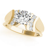 Timeless Remounts Round Diamond Engagement Ring — 9K/18K Gold & Platinum
