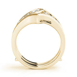 Channel Set Wraps & Inserts Half Eternity Ring in Gold & Platinum