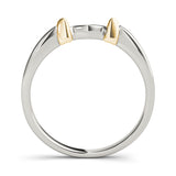 Curved Wedding Gold Band
