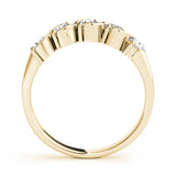 S- Half Eternity Ring in Gold & Platinum