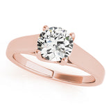 Round Cut Diamond Solitaries Engagement Ring