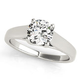 Round Cut Diamond Solitaries Engagement Ring