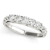 Wrong Image of Vol 6-Image Is 8259 Half Eternity Ring in Gold & Platinum