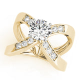 Signature Remounts Round Diamond Engagement Ring — 9K/18K Gold & Platinum