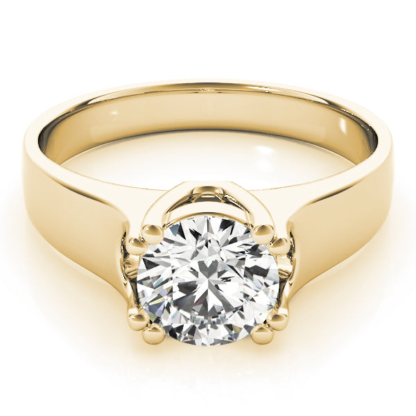 IGI Lab-Grown Round Cut Diamond 8-Prong Engagement Ring Gift for Her.