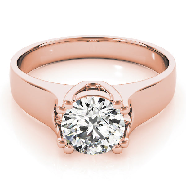 IGI Lab-Grown Round Cut Diamond 8-Prong Engagement Ring Gift for Her.