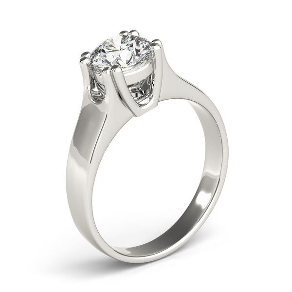 IGI Lab-Grown Round Cut Diamond 8-Prong Engagement Ring Gift for Her.