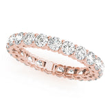 Diamond Full Eternity Ring in Gold & Platinum