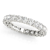 Diamond Full Eternity Ring in Gold & Platinum