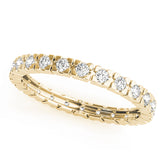 Diamond Full Eternity Ring in Gold & Platinum