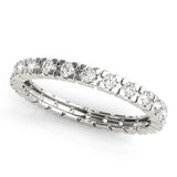 Diamond Full Eternity Ring in Gold & Platinum