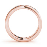 IGI Lab-Grown Round Cut Diamond Eternity Wedding Band.