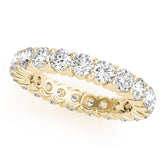 Diamond Full Eternity Ring in Gold & Platinum