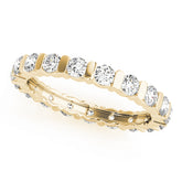 Diamond Full Eternity Ring in Gold & Platinum