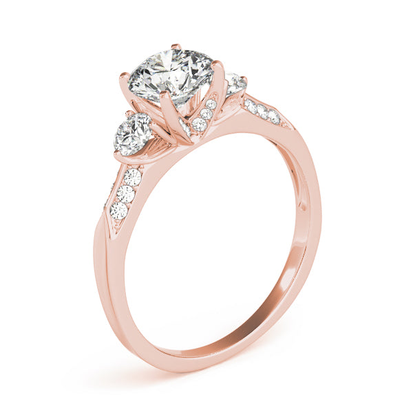 Three Stone Diamond Engagement Ring