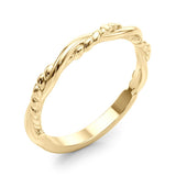 Twisted Filigree Gold Band