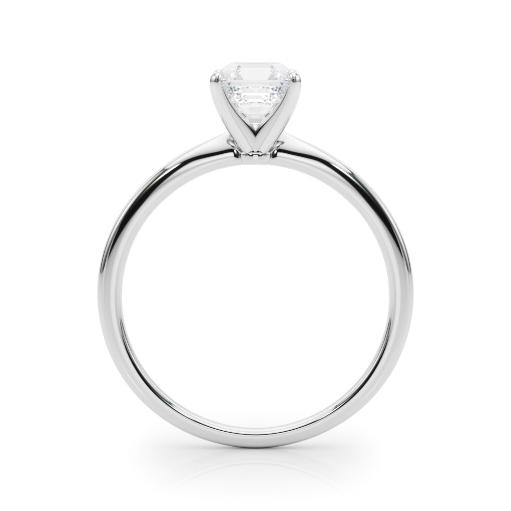 IGI Lab-Grown D-VVS Round Diamond Classic 4-Prong Solitaire Engagement Ring.