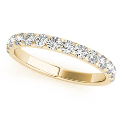 Diamond Half Eternity Ring in Gold & Platinum