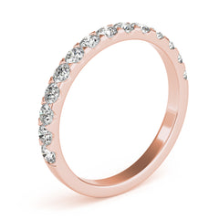 Diamond Half Eternity Ring in Gold & Platinum