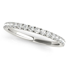 Diamond Half Eternity Ring in Gold & Platinum