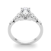 Devoted Engagement Ring Marquise Diamond Engagement Ring — 9K/18K Gold & Platinum