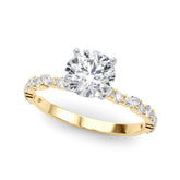 Graceful Engagement Ring Marquise Diamond Engagement Ring — 9K/18K Gold & Platinum