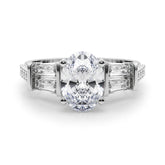 Iconic Sb & Rd Engagement Ring Round Diamond Engagement Ring — 9K/18K Gold & Platinum
