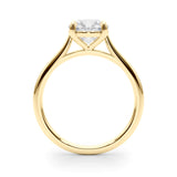 0.75Ct Prong Set Lab Grown Diamond Solitaire Engagement Ring in 9K Yellow & White Gold