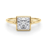 Lab-Grown Emerald Diamond D-VVS Solitaire Engagement Ring Gift For Her